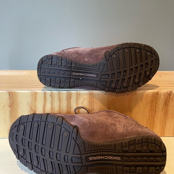 Skechers Ladies Suede Boots - Dark Brown - Picture 3 of 5